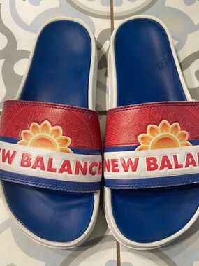 New Balance David Sunflower Seeds Flip Flops